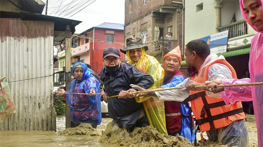 Manipur flood 